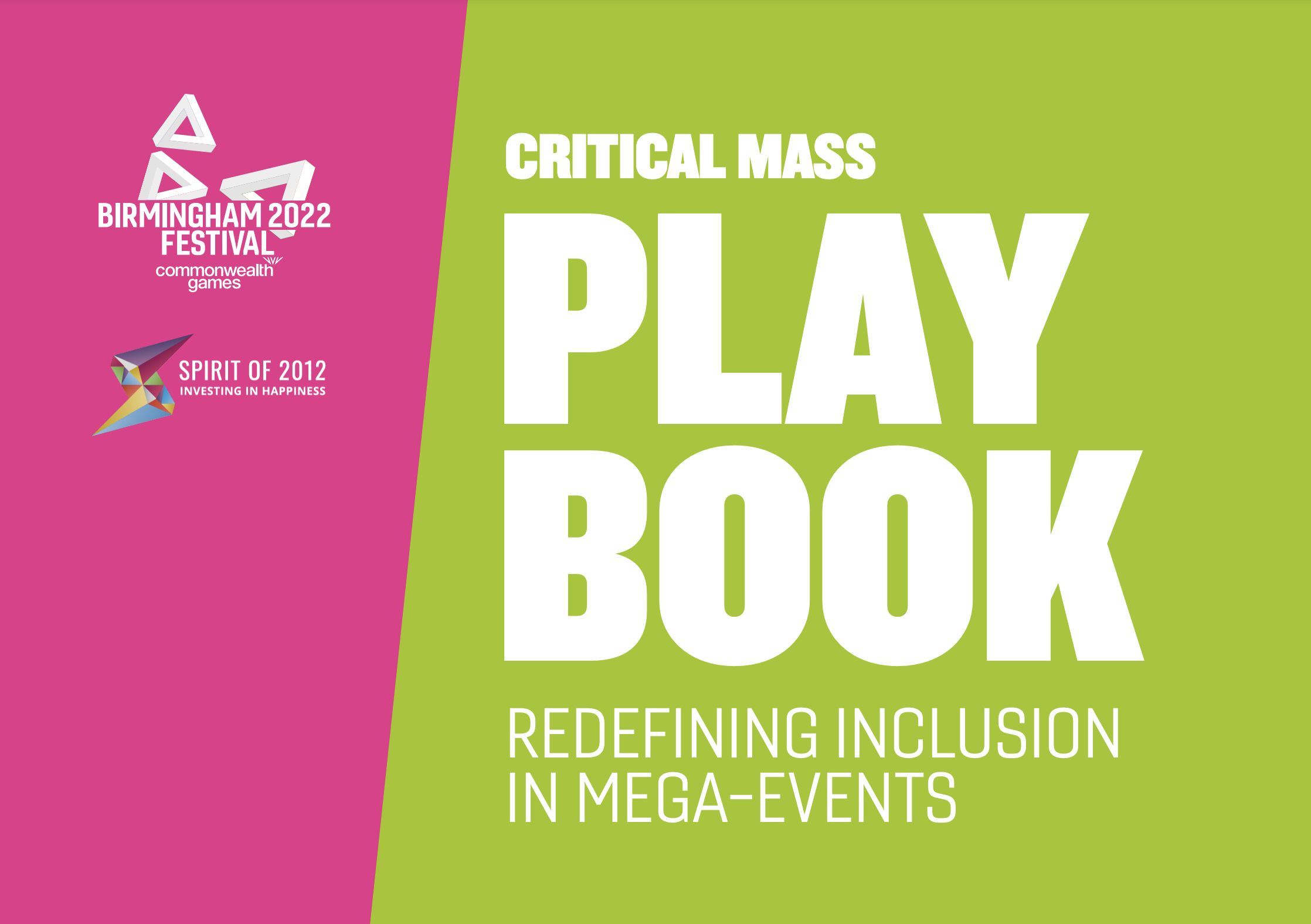 Critical Mass Playbook | Redefining Inclusion in Mega-Events